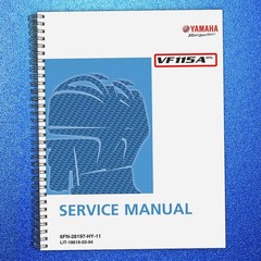 YAMAHA VF115A Outboard Service Manual – BIND – COVERING – XL FOLDOUT PAGES