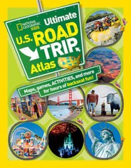 National Geographic Kids Ultimate U.S. Road Trip Atlas: Maps, Games, Acti – GOOD