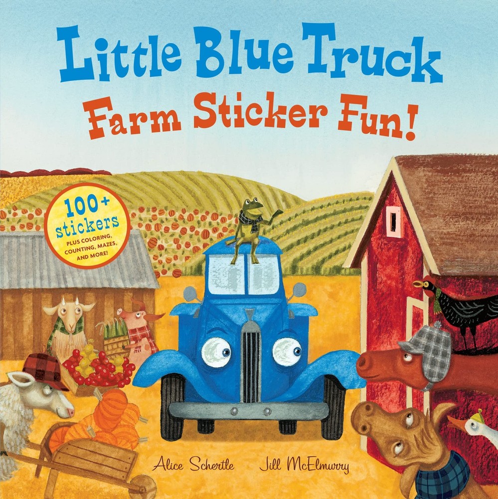 Little Blue Truck Farm Sticker Fun! – paperback Schertle, Alice|McElmurry, J…