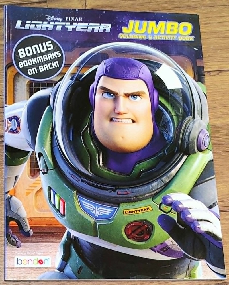Buzz Lightyear -Jumbo Coloring & Activity Book- Toy Story – 2022