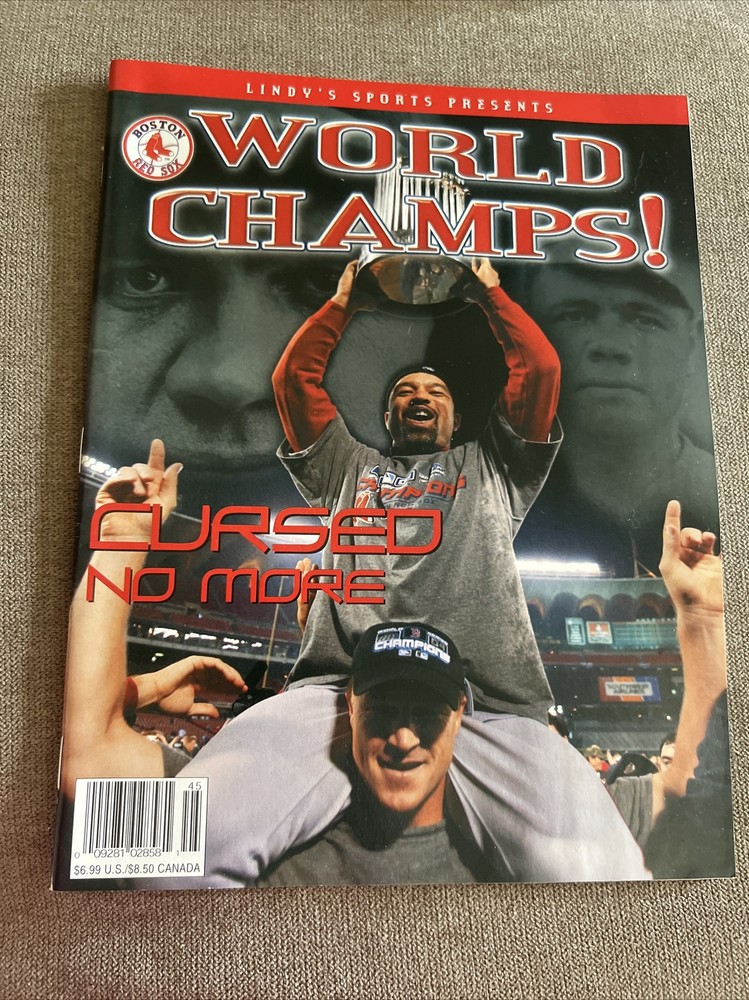 2004 LINDY’S Sports Presents World Champs! Boston Red Sox „cursed no more” Book