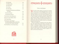 Book of Hours (Pocket Sized) by Holy Transfiguration Monastery (Hard Cover) -NEW