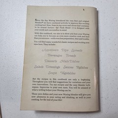 1969 Waring 14 Speed Blender Recipe Book „The Pleasure of Blending” 92 Pages