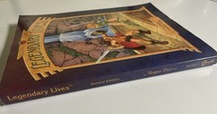 LEGENDARY LIVES – 2nd Edition (1993) Fantasy RPG Book Marquee – RARE Old School