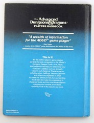 Advanced Dungeons & Dragons, Players Handbook: Special Reference Work Gary Gygax