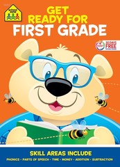 School Zone Get Ready for First Grade Workbook: 256 Pages, 1st Grade Early L…