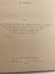 Wilhelm Steinitz 1889 The Modern Chess Instructor Hardcover Book VG Putnam Rare
