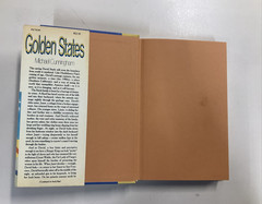 Golden States novel by Michael Cunningham 1st Edition 1984 HC DJ Crown Publisher