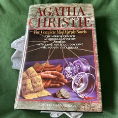 Agatha Christie 5 Complete Miss MarpleNovels HC DJ Avenel Omnibus Good