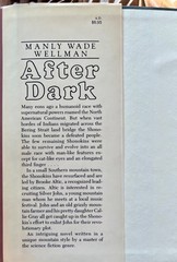 After Dark/the Lost and the Lurking*Manly Wade Wellman HCDJ 1st ed BCE NEAR FINE