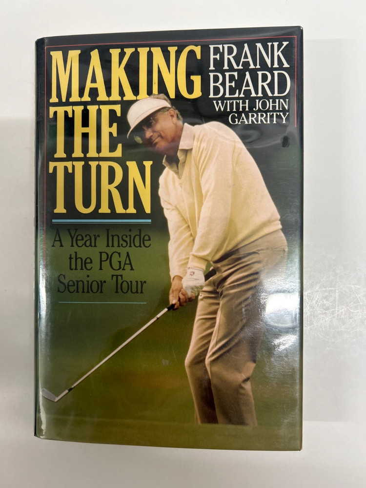 Vintage Golf Book „Making the Turn” by Frank Beard 1992. 260 pages like new no n