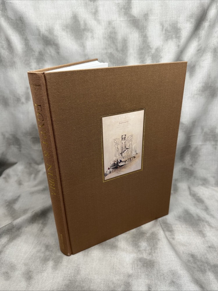 Egypt & Nubia-The Holy Land David Roberts 3 Vol HC Book Set slipcase Great Shape