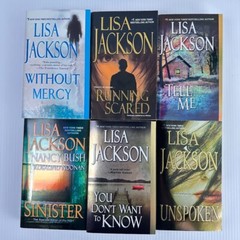 6x Lisa Jackson Paperback Books – Multiple Titles – Thriller Suspense Romance