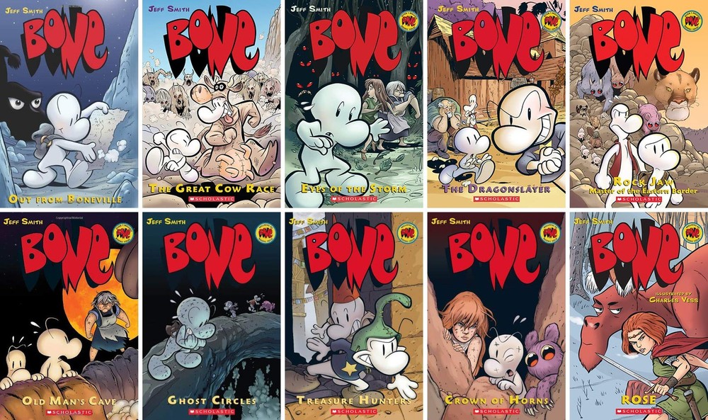 BONE COLLECTION: 10 BOOK SET: INCLUDES ALL 9 BOOKS, PLUS THE PREQUEL… Jeff Smi