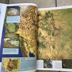 DK World Atlas Millennium Edition Large Hardcover Book, 18″× 11″× 1.5″ VERY GOOD