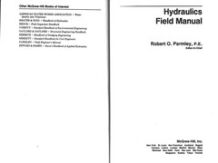 Hydraulics Field Manual by Robert O. Parmley (1992, Trade Paperback)