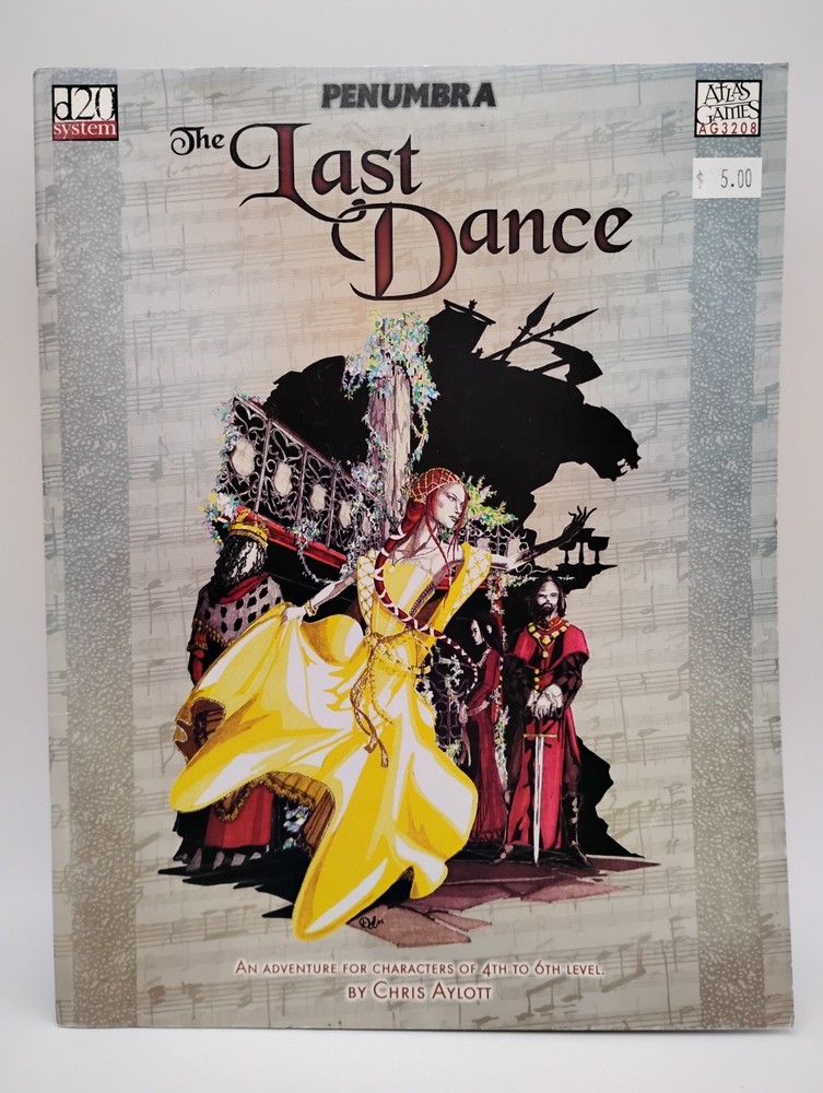 The Last Dance – Penumbra d20 3rd Edition Adventure – Atlas Games – 2001