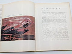 Morris Graves 1956 UC Press HC w/ Dust Jacket Art Book Vintage