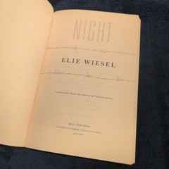 Night – Elie Wiesel (2006 Translation) Paperback PB Book