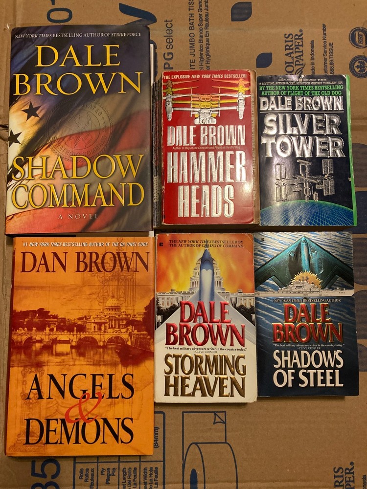 Lot of 6 Dan Brown Books: PB/HC: Robert Langdon + Standalone