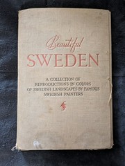 Beautiful SWEDEN : Collection of paintings of swedish landscapes by famous _Rare