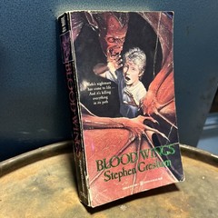 Blood Wings by Stephen Gresham 1990 Zebra Horror Vintage Paperback 1st Printing