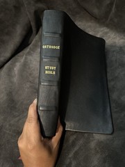 Edge Lined orthodox study bible leather With Apocrypha/ Deuterocanonical