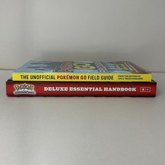 Pokemon Deluxe Essential Handbook & Pokemon Go Field Guide, Lot of 2, Like New