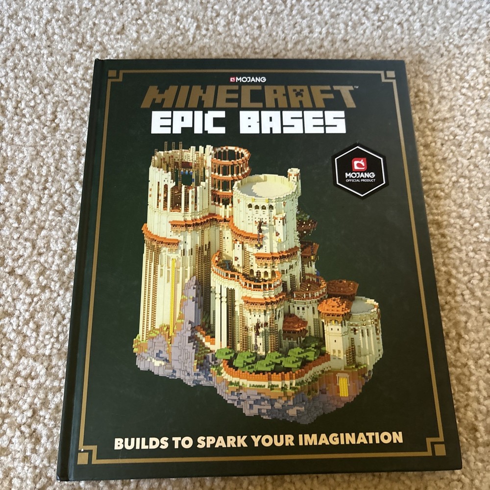 Minecraft: Epic Bases by Mojang AB (2020, Hardcover)