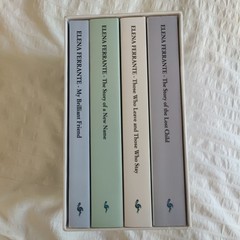 The Neapolitan Novels box set by Elena Ferrante(Europa Editions,trade paperback)