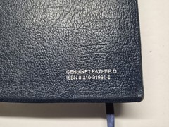 Zondervan Genuine Leather NIV Application Study Bible Navy Red Letter