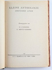 Kleine Anthologie Deutscher Lyrik (1947) Vintage German Poetry Collection