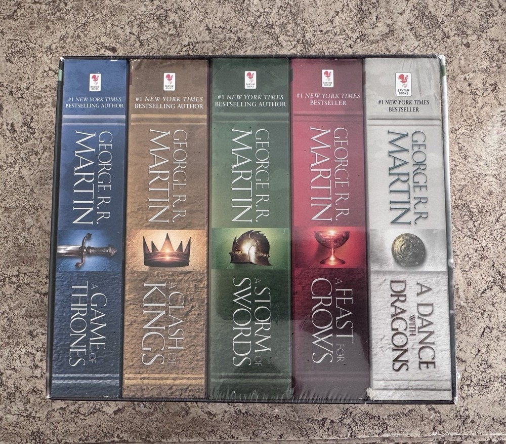 George R R Martin’s Game of Thrones 5-Book Boxed Set Song of Ice and Fire Sealed