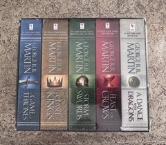 George R R Martin’s Game of Thrones 5-Book Boxed Set Song of Ice and Fire Sealed