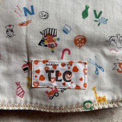 Vintage Handmade Children’s Quiet Soft Fabric Activity Busy Book 8.75” x 9.5”