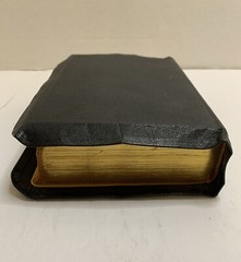 The Holy Bible 1950 Golden Book Edition Thumb Leather Binding KJV USA