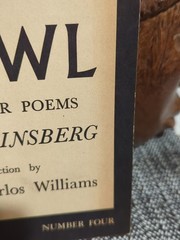 Allen Ginsberg Howl 1st Edition 3rd Printing 1957 City Lights Pocket Poets #4