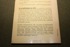 Slaughterhouse-Five by Kurt Vonnegut, Jr. 1969 TPB 4th Print Delta