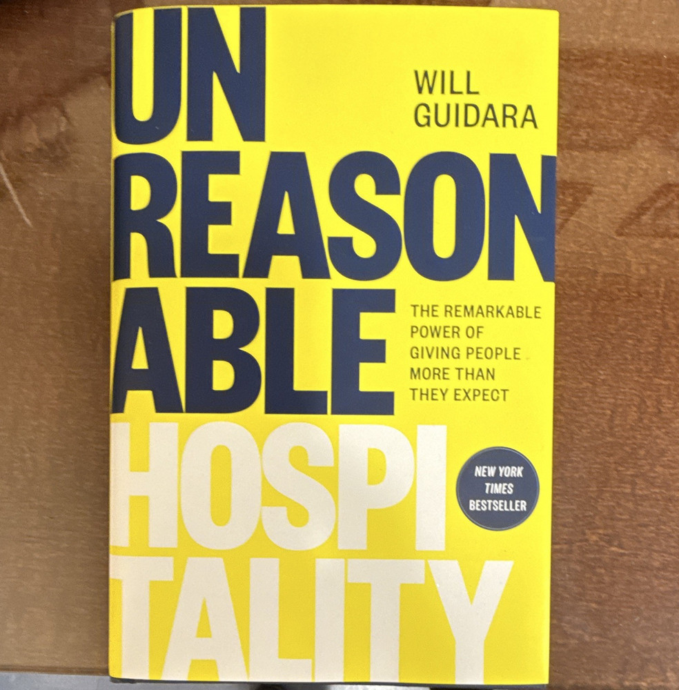Will Guidara Unreasonable Hospitality Hardcover 2022 Dust Jacket