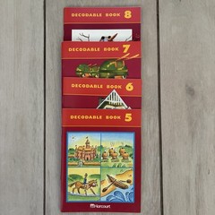 Harcourt Decodable Books Set 5 6 7 8 Early Reader Phonics Softcover Lot Learning