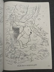 Disney Winnie the Pooh Big Fun Book to Color Puzzles Games and Coloring
