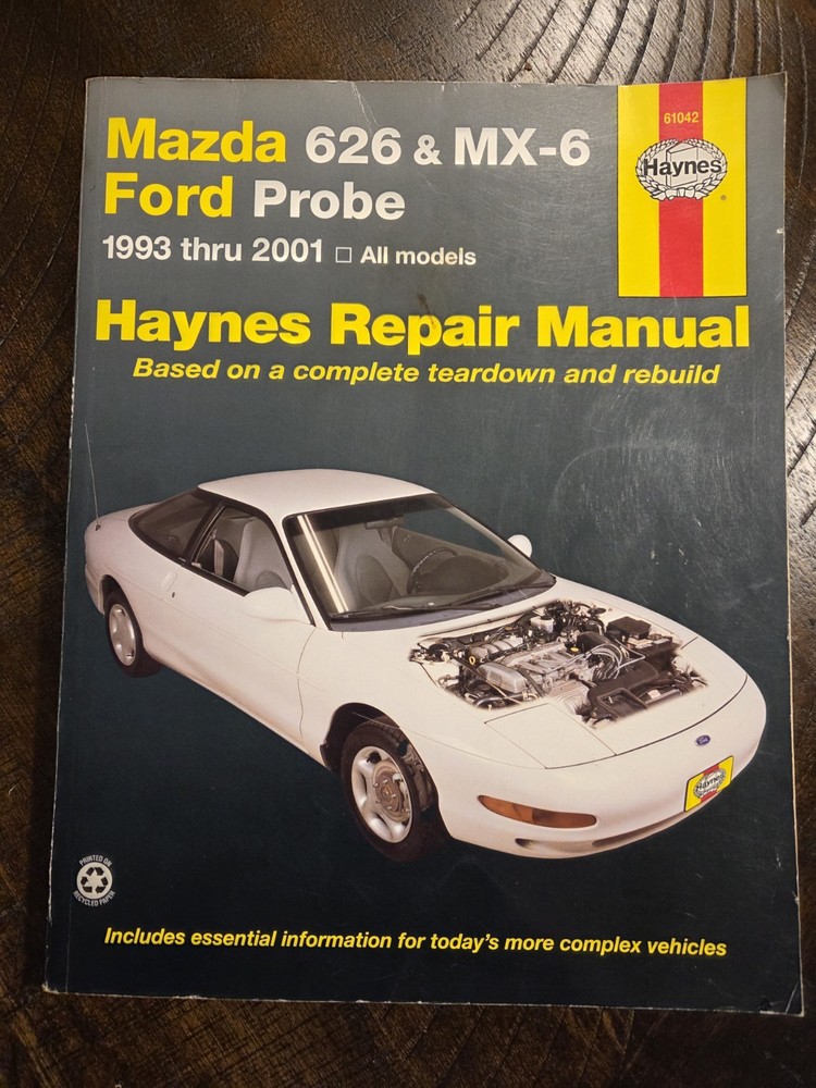 Mazda 626 & MX-6, and Ford Probe (1993-2001) Automotive Repair Manual (Haynes…