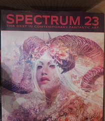 Spectrum 21-25 Art Book Lot HC Fantasy Sci-Fi Illustration John Fleskes
