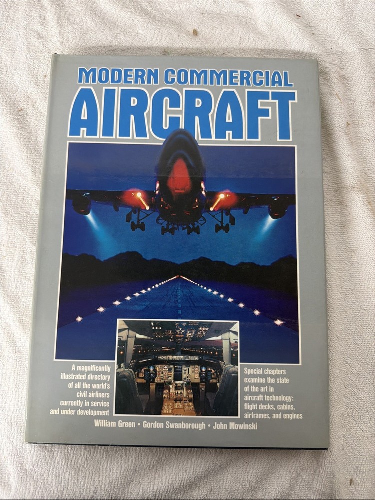 Modern Commercial Aircraft Book – W. Green, G. Swanborough & J. Mowinski