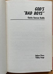 Black History Religion – Baptist Church Preachers – God’s Bad Boys – Signed!