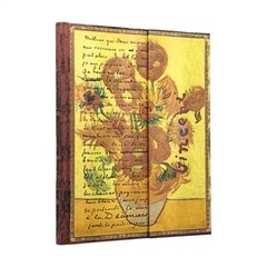 Van Gogh, Sunflowers Ultra Lined Hardcover Journal, 144pg, 120gsm, the Van Gogh