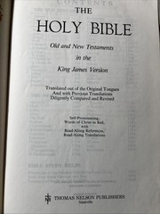 The Holy Bible Old And New Testaments In The King James Version | Thomas Nelson