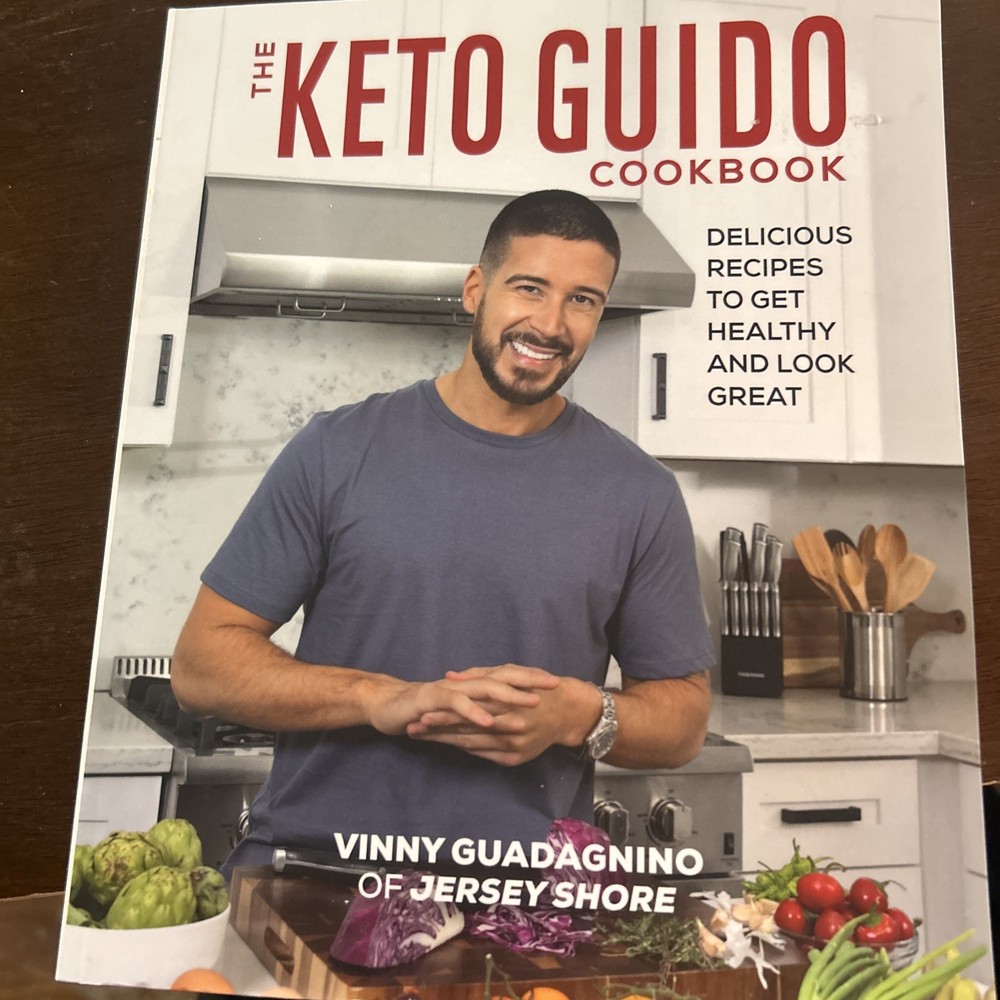 The Keto Guido Cookbook Paperback Softback Book by Vinny Guadagnino Brand New
