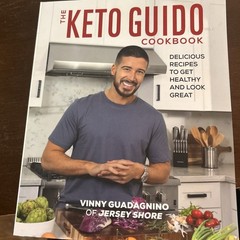 The Keto Guido Cookbook Paperback Softback Book by Vinny Guadagnino Brand New