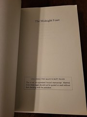 The Midnight Feast: A Novel; Foley, Lucy ARC Advance Reader Copy Proof Paperback